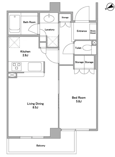 パークグレイス駒込 511