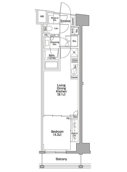 ザ・パークハビオSOHO代々木公園 204