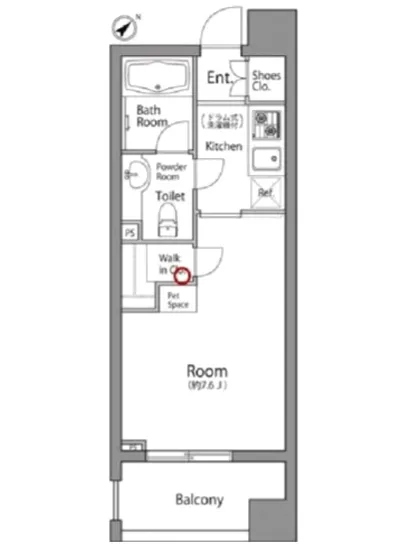 レジディア池袋ウエスト 602