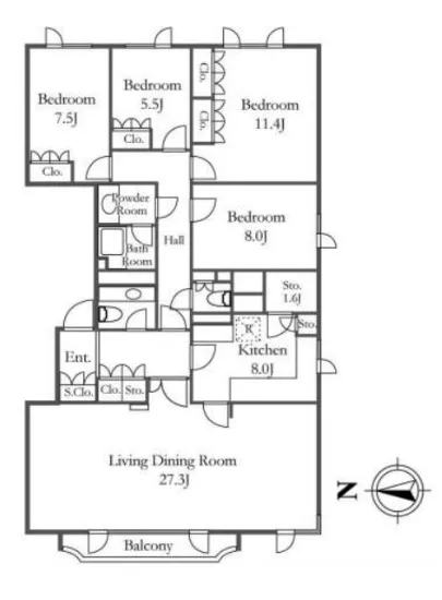 ザ・パームス白金台 2F