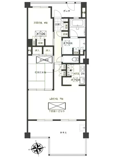 アトラス諏訪町レジデンス 110