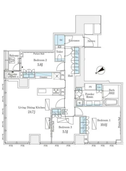 ザ・レジデンス六本木 11F