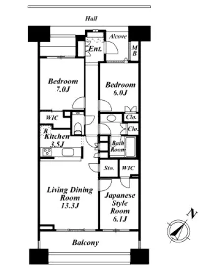 ザ目黒四季レジデンス 3F
