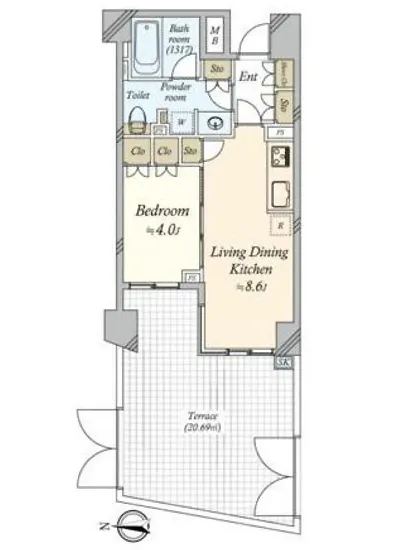 パークホームズ六本木乃木坂アーバンレジデンス B1