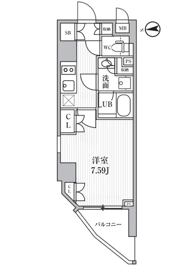 シーズンフラッツ池袋 503