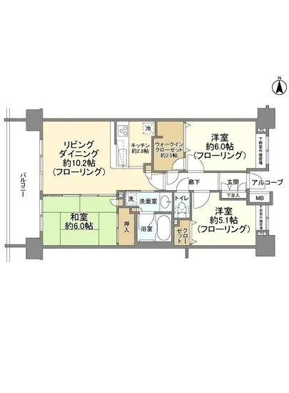 クレストフォルム上野の杜 703