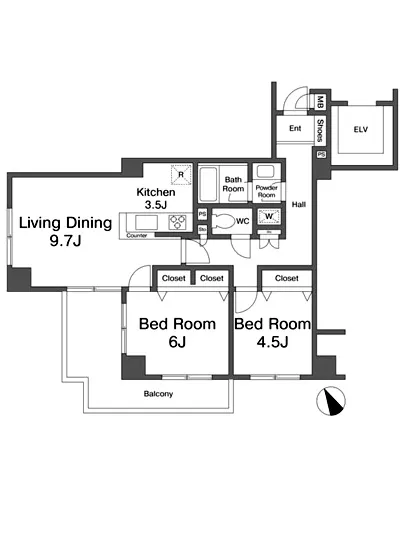 東急ドエルアルス渋谷八幡坂 402