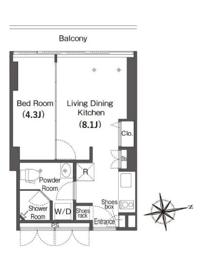 ウエリスアーバン品川タワー 1304