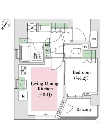 オープンレジデンシア小石川五丁目 5F
