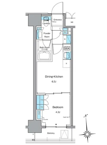 ルフォンプログレ上野稲荷町 1304