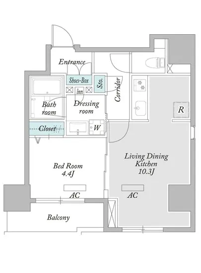 グランフェリシア笹塚 801