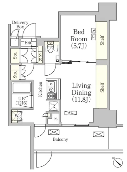 メゾンカルム日本橋馬喰町 1106