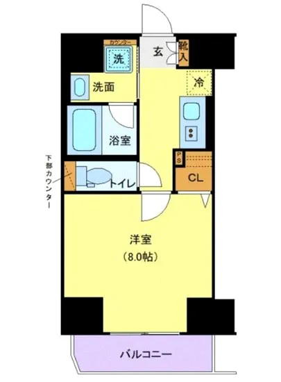 ジェノヴィア上野3スカイガーデン 801
