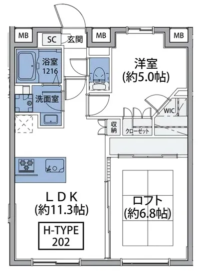 ルネサンスコート中目黒 202