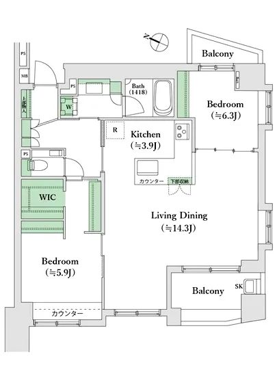 グラーサ渋谷松濤 804
