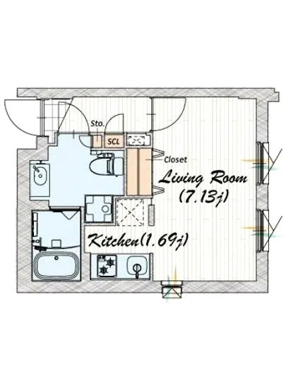 クアドール三田 202