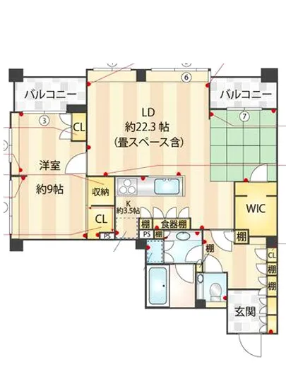 ライオンズガーデン四谷津の守坂 3F