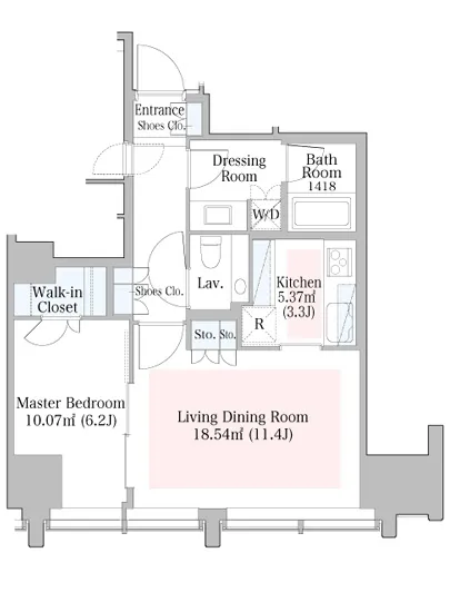 ラ・トゥール飯田橋 1307