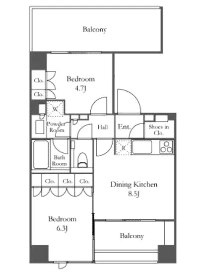 アトラス池尻レジデンス 2F
