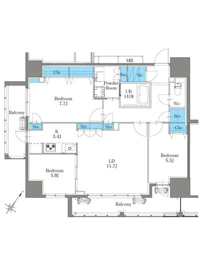 南麻布仙台坂レジデンス 802