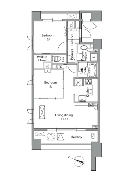 レジディア水道橋 1201