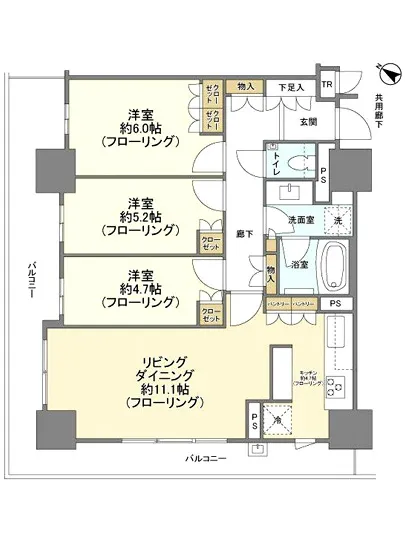 ブリリアタワー有明ミッドクロス 510