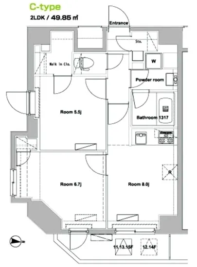 フォレシティ神田須田町 1502