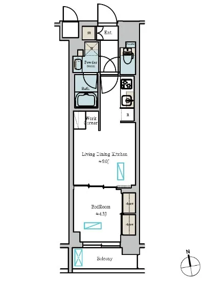 ブリリアイスト渋谷本町 604