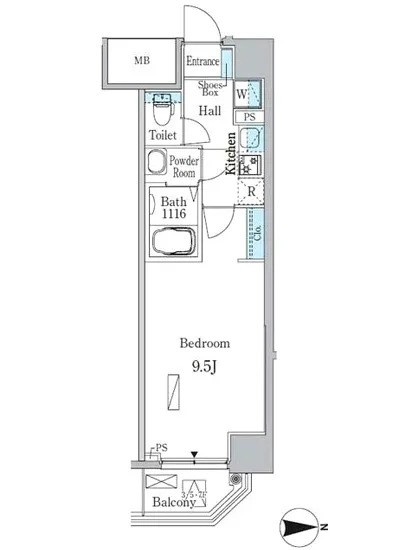 オープンブルーム入谷 302