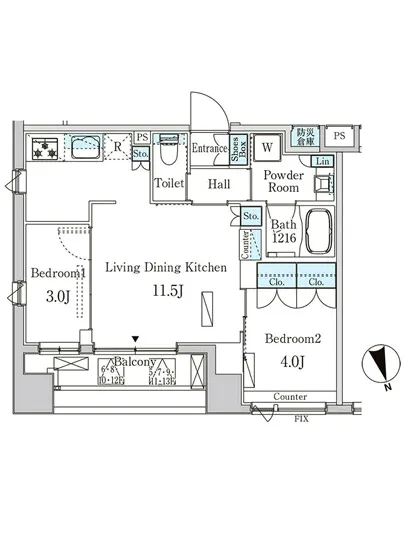 ライオンズフォーシア中央MINATO 806