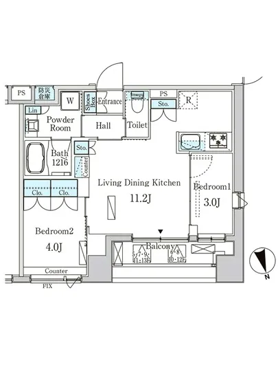 ライオンズフォーシア中央MINATO 605