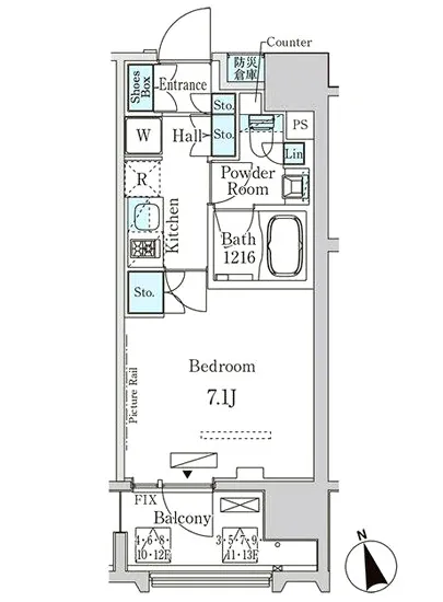 ライオンズフォーシア中央MINATO 702