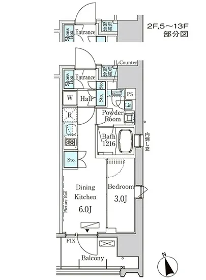 ライオンズフォーシア中央MINATO 1104