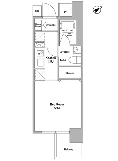 パークグレイス駒込 208