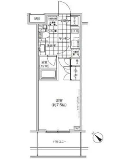 パークハビオ武蔵小山 1102
