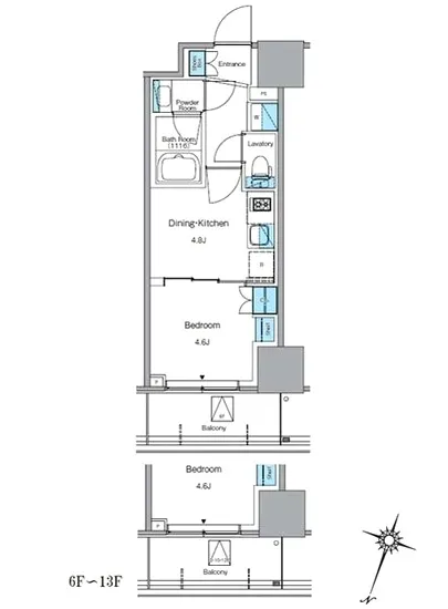 ルフォンプログレ渋谷ヒルトップ 1208
