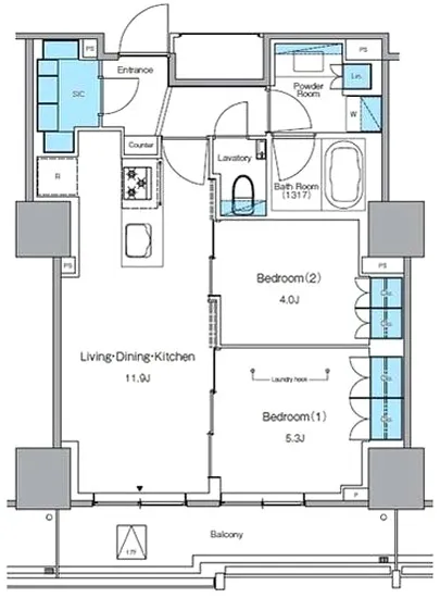 ルフォンプログレ渋谷ヒルトップ 1702