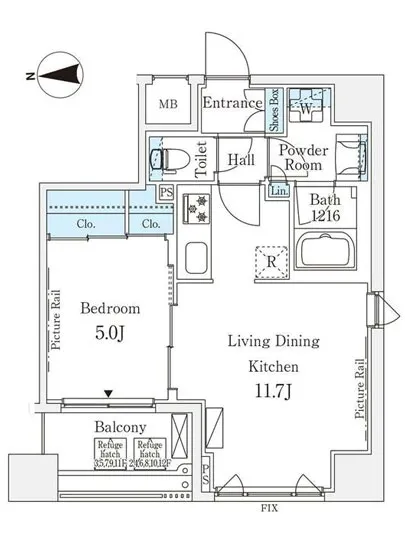 ブリックコート神田錦町 1201
