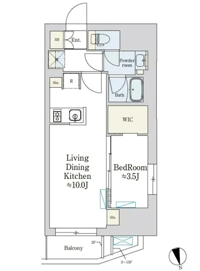 ブリリアイスト上野 202