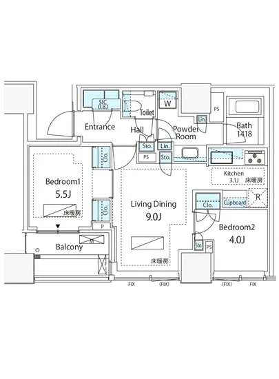 パークコート千代田四番町 1112