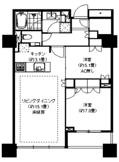 ザ湾岸タワーレックスガーデン 23F