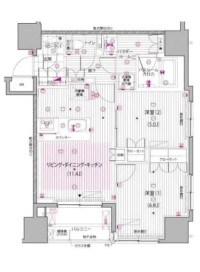 ガーラ・レジデンス池袋 8F
