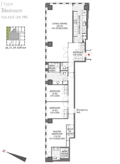 プルデンシャルタワーレジデンス 3310