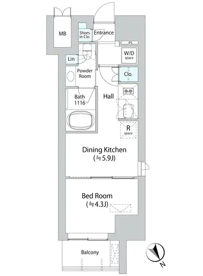 ミリアレジデンス浅草橋2 506