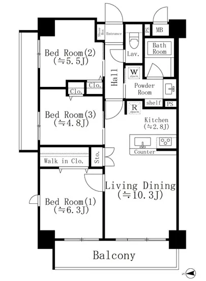 プレシード南葛西 601