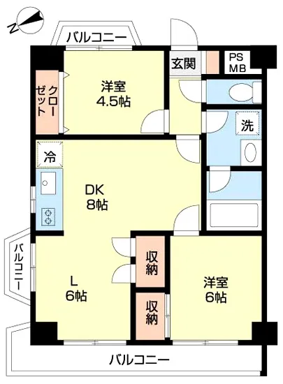 秀和田町レジデンス 6F