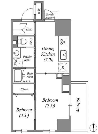 コスモグラシア三ノ輪 505