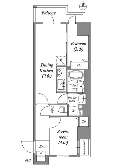 コスモグラシア両国レジデンス 805