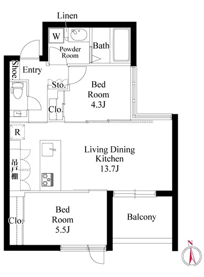 ルネサンス西麻布プレミアムコート 205