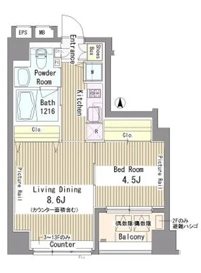 パークアクシス新御徒町 801